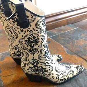 Trending Corky's Western Decorative Rubber Boots